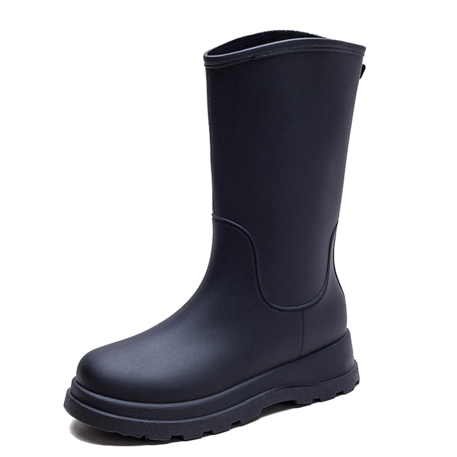 AUXDIQ Rain Shoes Women Mid-calf Boots Waterproof Rain Boots Outdoor Garden Shoes