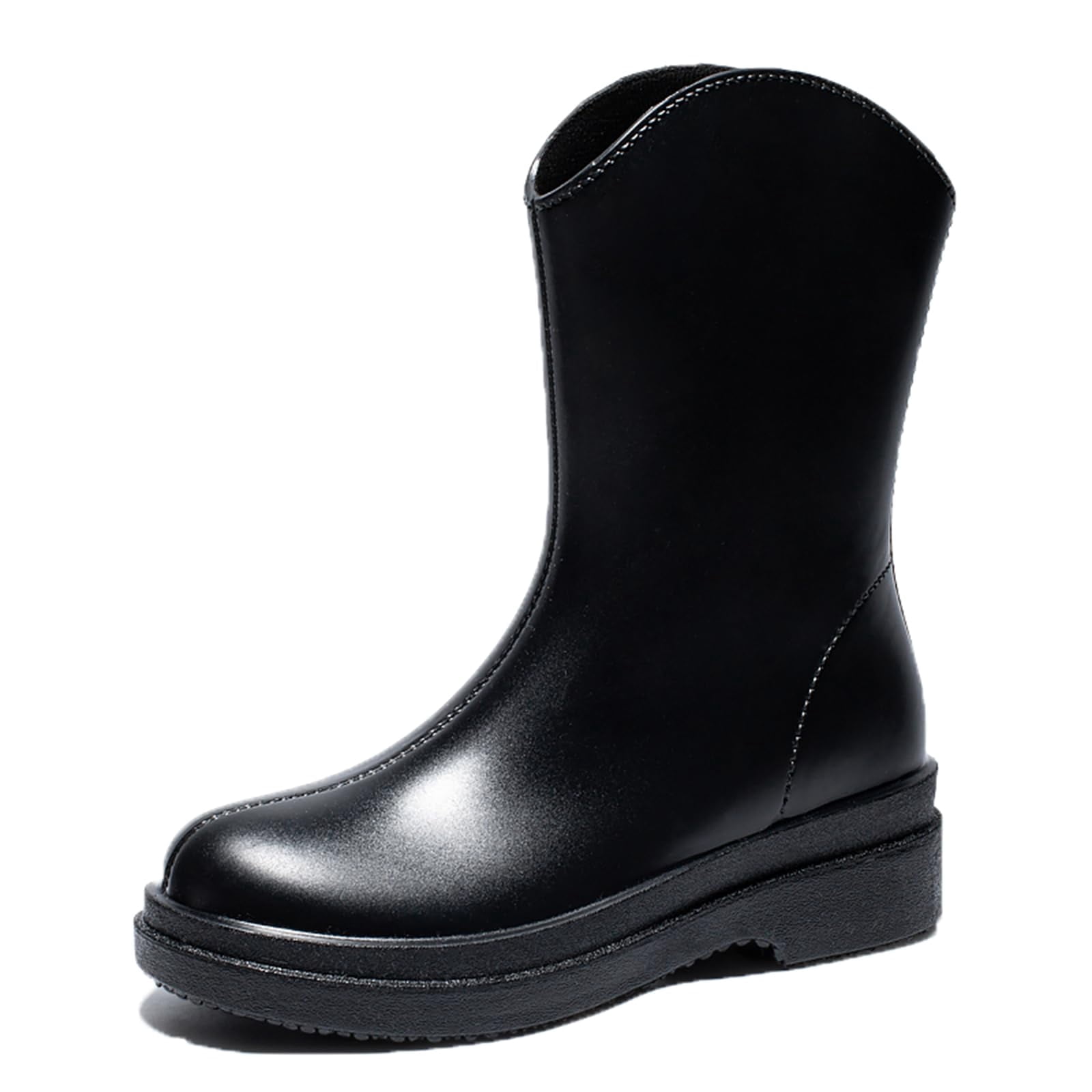 AUXDIQ Rain Shoes Women Mid-calf Boots Waterproof Rain Boots Outdoor Garden Shoes
