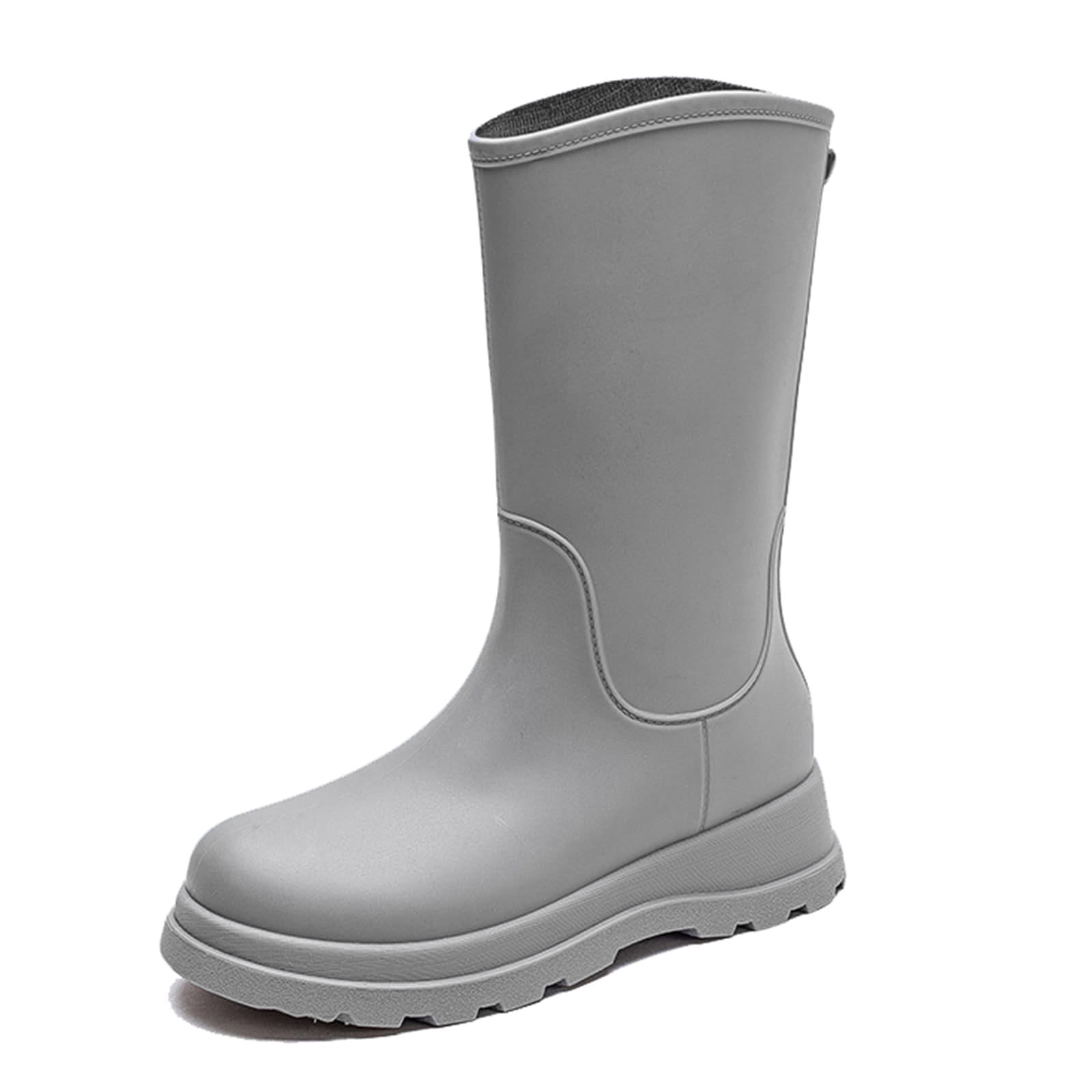 AUXDIQ Rain Shoes Women Mid-calf Boots Waterproof Rain Boots Outdoor Garden Shoes