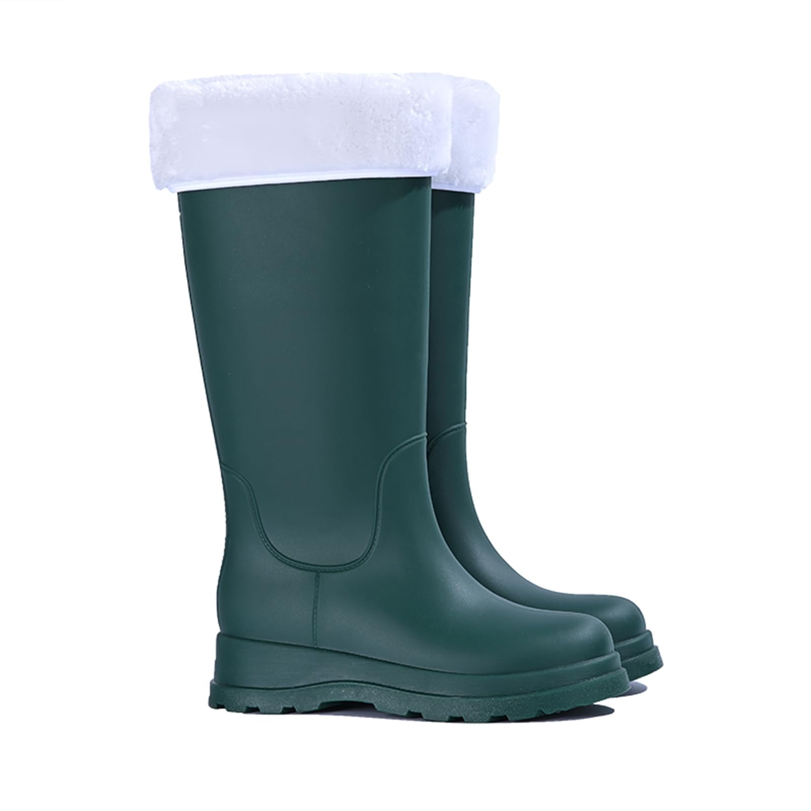AUXDIQ Rain Shoes Women Mid-calf Boots Waterproof Rain Boots Outdoor Garden Shoes