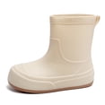 thumbnail image 1 of AUXDIQ Wellington Boots Women Mid-calf Wellies Waterproof Rain Boots Outdoor Garden Shoes, 1 of 6