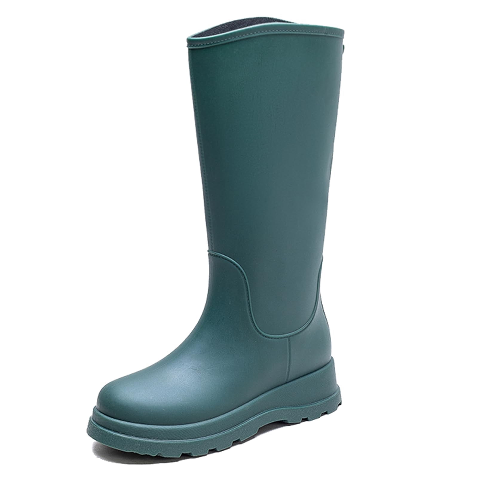 AUXDIQ Rain Shoes Women Mid-calf Boots Waterproof Rain Boots Outdoor Garden Shoes