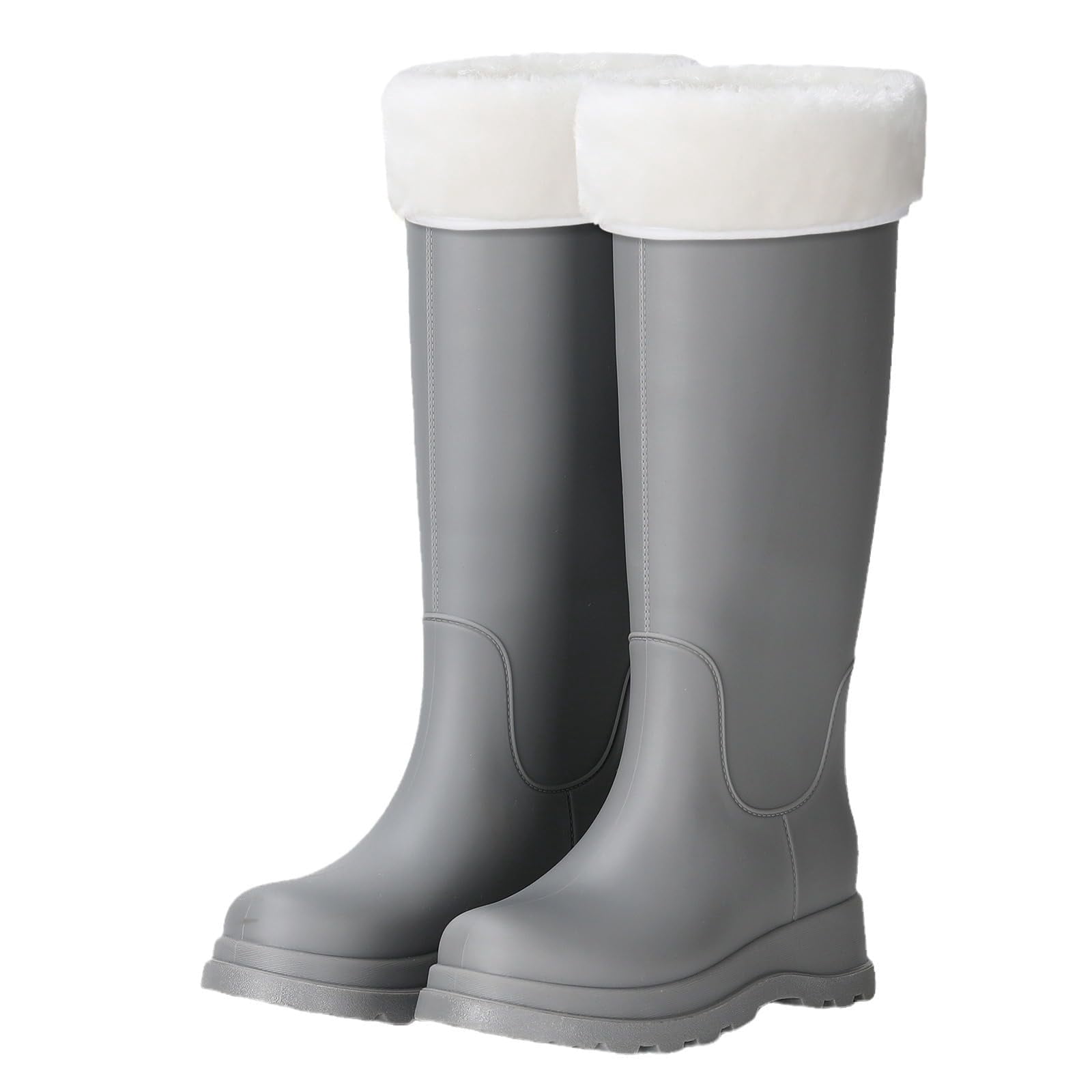 AUXDIQ Rain Shoes Women Mid-calf Boots Waterproof Rain Boots Outdoor Garden Shoes