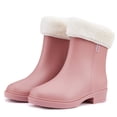 thumbnail image 1 of AUXDIQ Rain Shoes Women Mid-calf Boots Waterproof Rain Boots Outdoor Garden Shoes, 1 of 6