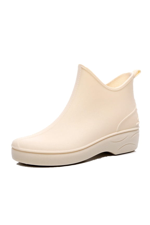 Rain Boots Women Short Ankle Waterproof Rain Shoes Outdoor Garden Shoes