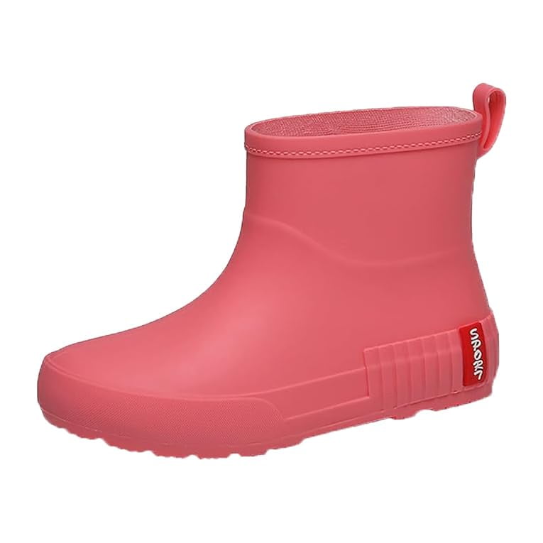 AUXDIQ Rain Boots Women Short Ankle Waterproof Rain Shoes Outdoor Garden Shoes