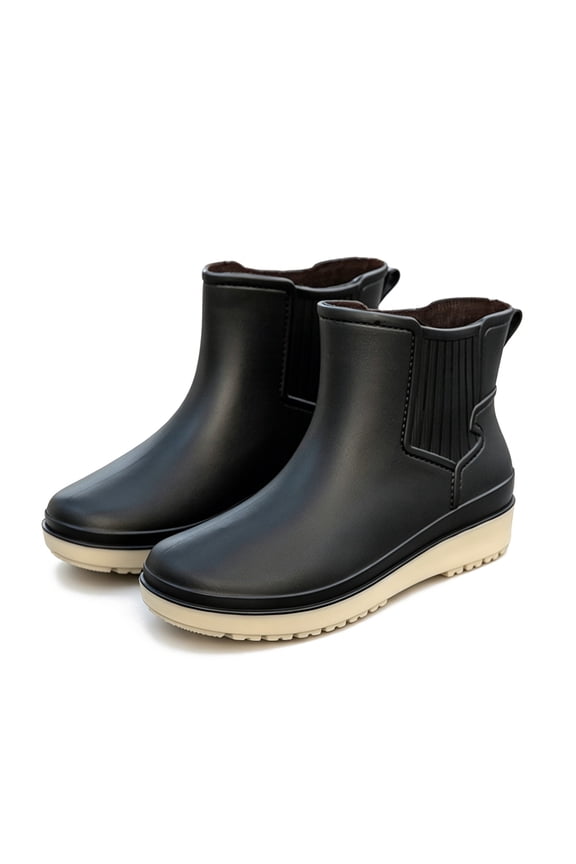 Rain Boots Women Short Ankle Waterproof Rain Shoes Outdoor Garden Shoes