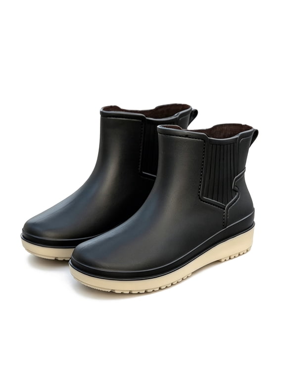 Rain Boots Women Short Ankle Waterproof Rain Shoes Outdoor Garden Shoes