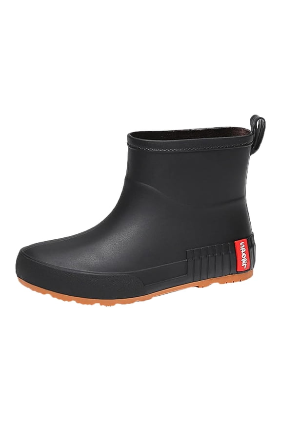 Rain Boots Women Short Ankle Waterproof Rain Shoes Outdoor Garden Shoes
