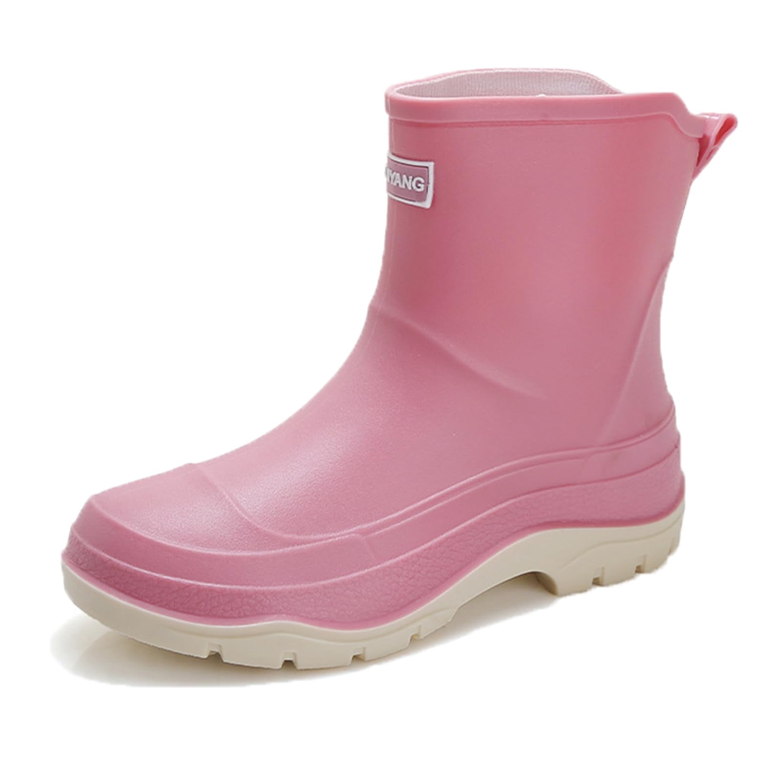 AUXDIQ Rain Boots Women Short Ankle Waterproof Rain Shoes Outdoor Garden Shoes