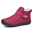 thumbnail image 1 of AUXDIQ Winter Boots Mens Womens Ankle Walking Boots Warm Fur Lined Booties Outdoor Snow Boots, 1 of 5