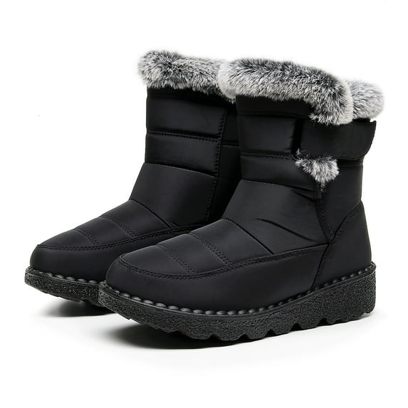 AUXDIQ Winter Boots Mens Womens Walking Boots Warm Fur Lined Boots Outdoor Snow Boots