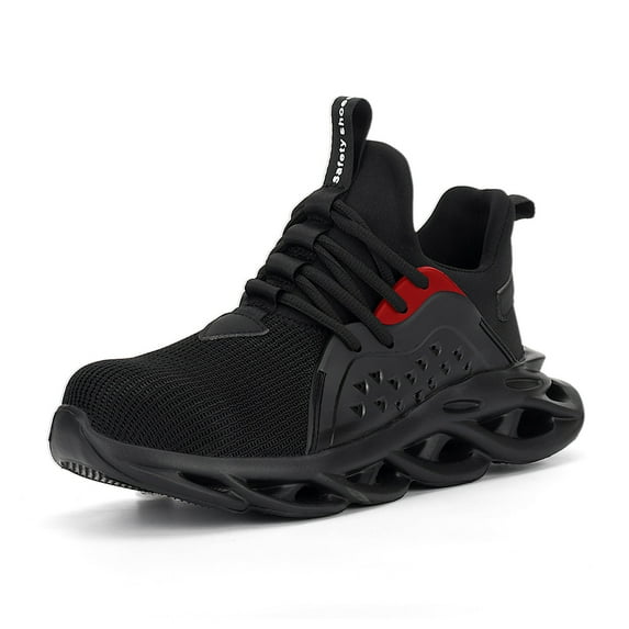 AUXDIQ Work Shoes Men Women Breathable Steel Toe Cap Industrial Trainers Lightweight Construction Sneakers Sport Shoes