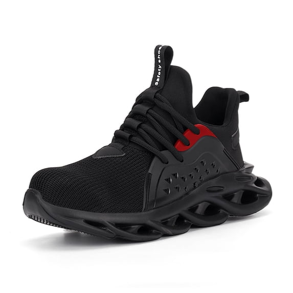 AUXDIQ Work Shoes Men Women Breathable Steel Toe Cap Industrial Trainers Lightweight Construction Sneakers Sport Shoes