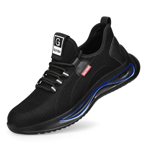 AUXDIQ Work Shoes Men Women Breathable Steel Toe Cap Industrial Trainers Lightweight Construction Sneakers Sport Shoes