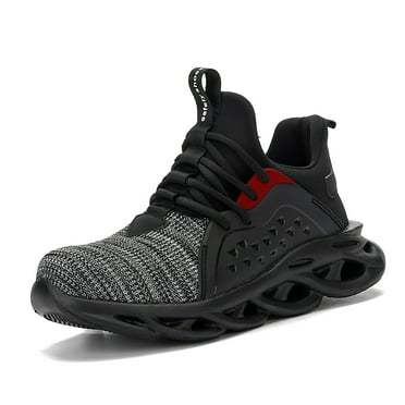 AUXDIQ Work Shoes Men Women Breathable Steel Toe Cap Industrial Trainers Lightweight Construction Sneakers Sport Shoes