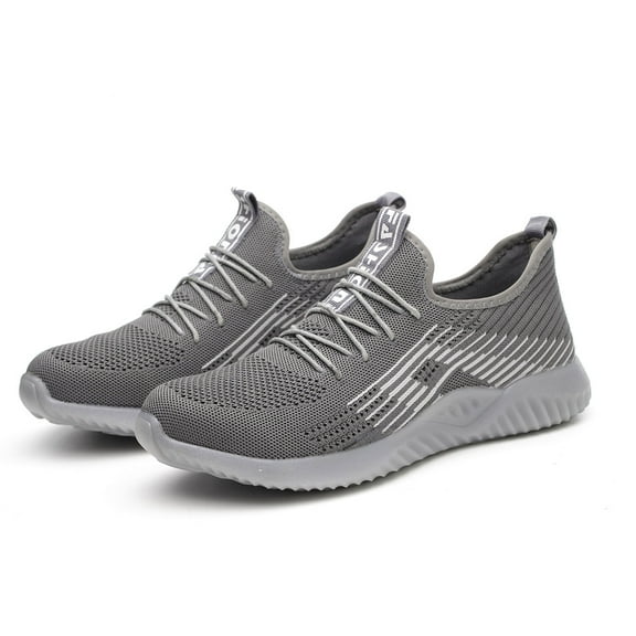AUXDIQ Work Shoes Men Women Breathable Steel Toe Cap Industrial Trainers Lightweight Construction Sneakers Sport Shoes