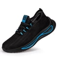 thumbnail image 1 of AUXDIQ Work Shoes Men Women Breathable Steel Toe Cap Industrial Trainers Lightweight Construction Sneakers Sport Shoes, 1 of 6
