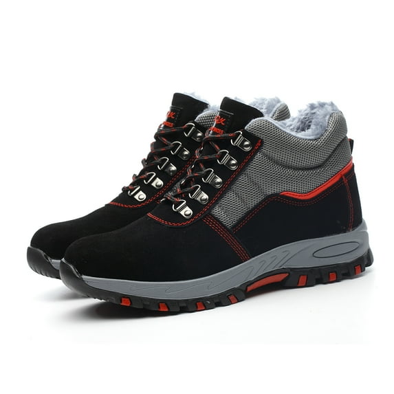 AUXDIQ Work Shoes Men Women Breathable Steel Toe Cap Industrial Trainers Lightweight Construction Sneakers Sport Shoes