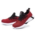 thumbnail image 1 of AUXDIQ Work Shoes Men Women Breathable Steel Toe Cap Industrial Trainers Lightweight Construction Sneakers Sport Shoes, 1 of 6