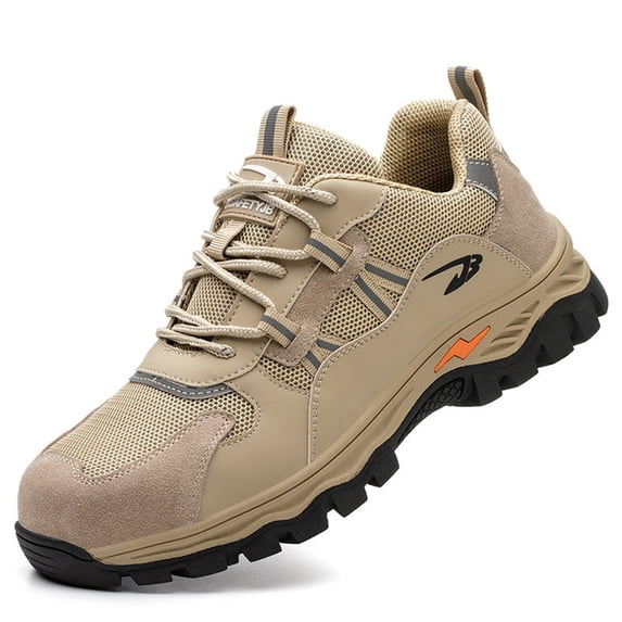 AUXDIQ Work Shoes Men Women Breathable Steel Toe Cap Industrial Trainers Lightweight Construction Sneakers Sport Shoes