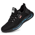 thumbnail image 1 of AUXDIQ Work Shoes Men Women Breathable Steel Toe Cap Industrial Trainers Lightweight Construction Sneakers Sport Shoes, 1 of 6