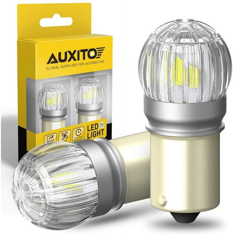AUXITO 1156 LED Bulb White, Extremely Bright 3030 Chipsets, 7506 BA15S 1003  1141 P21W LED Replacement Lamp for Tail Lights, Reverse Backup light, Brake  Signal Lights 