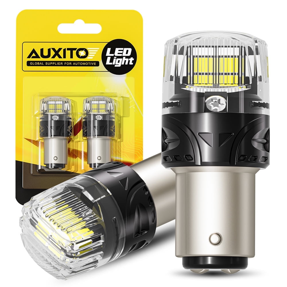 AUXITO 1157 LED Bulb6000K White 2057 7528 7507 BAY15D 1157 Led Tail/Brake Light Bulb 2PCS