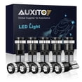 thumbnail image 1 of AUXITO 194 LED Light Bulb, Brilliant Red 168 2825 W5W T10 Wedge 24-SMD 3014 Chipsets LED Replacement Bulbs for Car Dome Map License Plate Lights (Pack of 10), 1 of 7