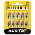 thumbnail image 1 of AUXITO 194 LED Light Bulb Red 168 2825 W5W T10 Wedge 14-SMD LED Replacement Bulbs for Car Dome Map Door Courtesy License Plate Lights, Pack of 10, 1 of 8