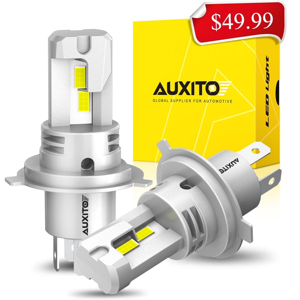 AUXITO 2024 Upgraded H4 9003 LED Headlight Bulb, 800 Super Bright