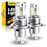 AUXITO 9003 H4 Led Headlight Bulb, 900% Brighter 30,000lm 6500K Cool White 9003/H4 LED Fog Bulb, 11 Mini Size 5 Mins Easy Installation, Plug and Play, Pack of 2