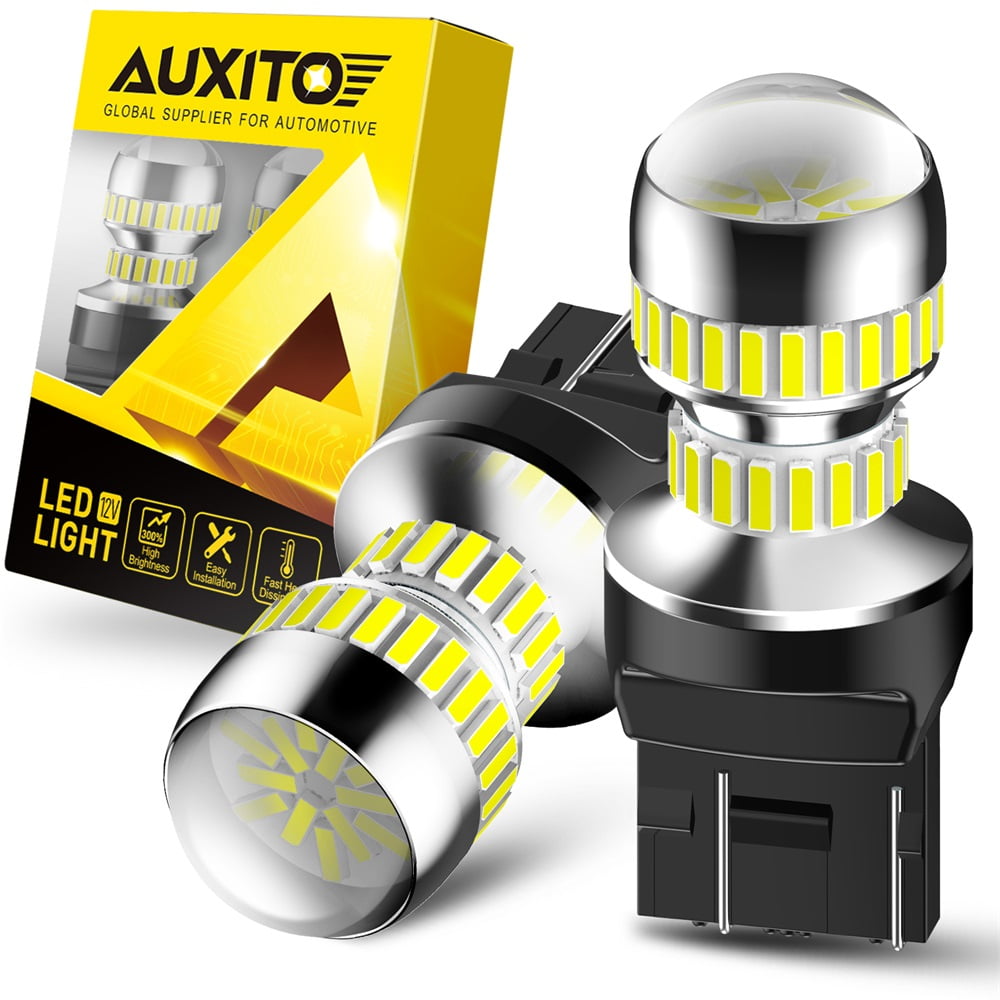 AUXITO 7443 LED Bulb White, Extremely Bright 3030 Chipsets, 7440 7441 7444  T20 W21W LED Replacement Lamp for Tail Lights, Reverse Backup light, Brake  Signal Lights 