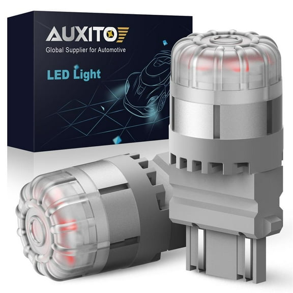 AUXITO 3157 LED Bulb Red, 3156 3056 3057 3457 4057 4157 LED Replacement Lamp for Tail Lights, Stop Brake Signal Lights