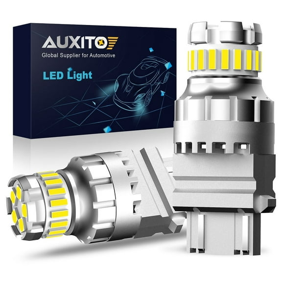 AUXITO 3157 LED Reverse Light Bulb, 6500K White Super Bright 3156 3056 3057 4157 4057 Halogen Replacement Bulb for Brake Light, Turn Signal Light, Tail Light, Parking Light, Pack of 2