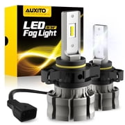 AUXITO 5202 LED Fog Light Bulbs, 6500K Cool White 6000 Lumen Super Bright Plug And Play, 5201 PS19W 12085 PS24W Daytime Running Lights Replacement Pack of 2