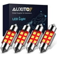 thumbnail image 1 of AUXITO 6418 Festoon LED Bulbs CANBUS Error Free 6411 C5W 36mm (1.41 inch) Xenon White 6-SMD 3030 Chipset Interior LED Lamps Replacement for Map Dome License Plate Lights, Pack of 4, 1 of 8