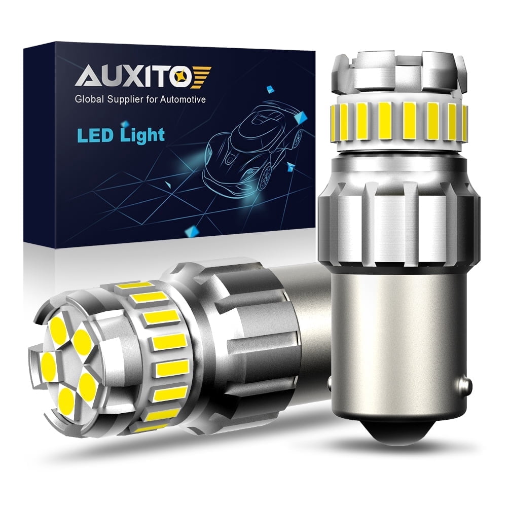 AUXITO 6500K White 1156 LED Reverse Light Bulbs, 300% High Brightness ...