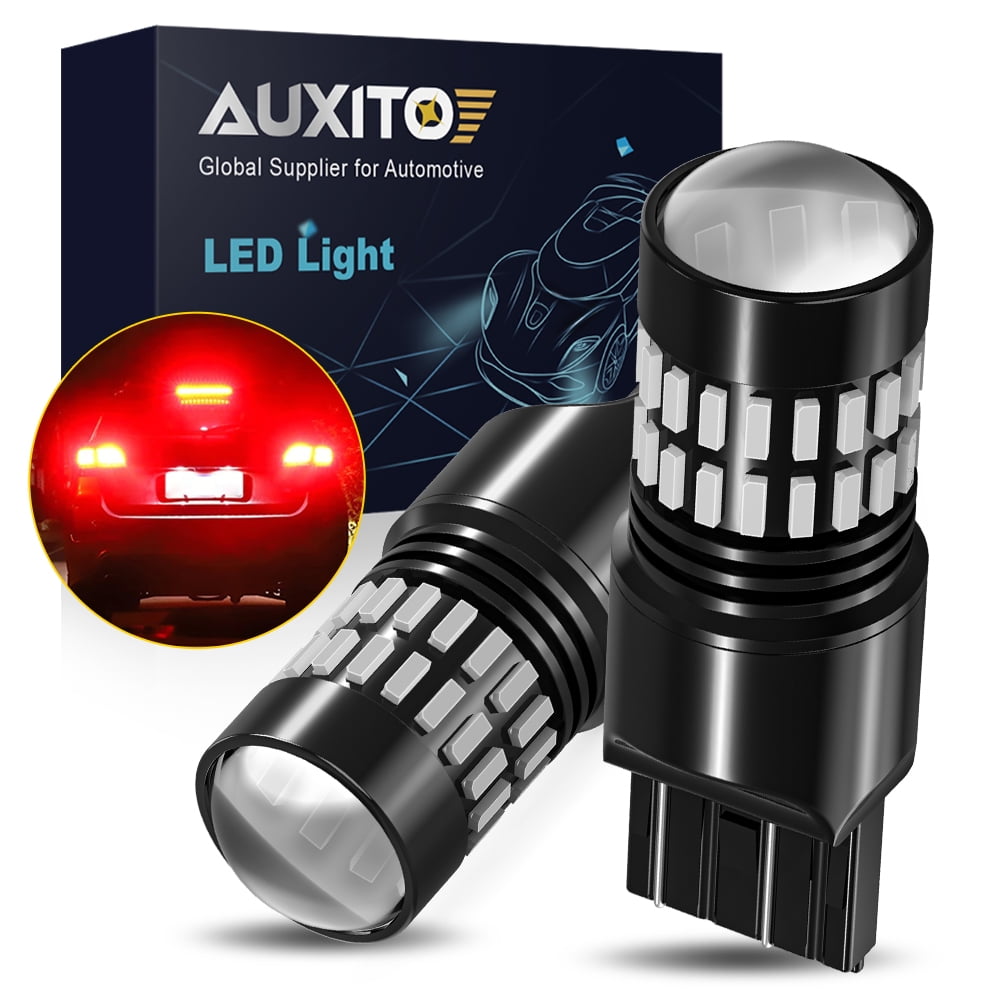 AUXITO 7440 7443 LED Bulb Red Strobe Brake Lights Bulbs Warning for 7441 7444 Backup Reverse