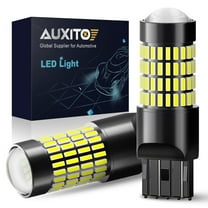 AUXITO 7440 7443 LED Bulb for Reverse Lights, 102-SMD Chipsets 300% Super Bright White 7441 7444 992 W21W LED Bulbs with Projector for Backup Reverse Lights Tail Brake Signal Lights, 6000K Xenon White