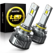 AUXITO 9005 LED Headlight Bulbs 6500K White, 700% Brighter HB3 9005 Headlight Bulbs , 120W 24000lm Per Set,700% Brighter, Pack of 2