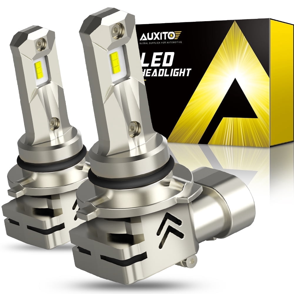 AUXITO 9006 LED Headlight Bulbs, 12000LM 50000HRS,HB4 9006 Low Beam Headlight Bulb, 6000K Cool White, Pack of 2