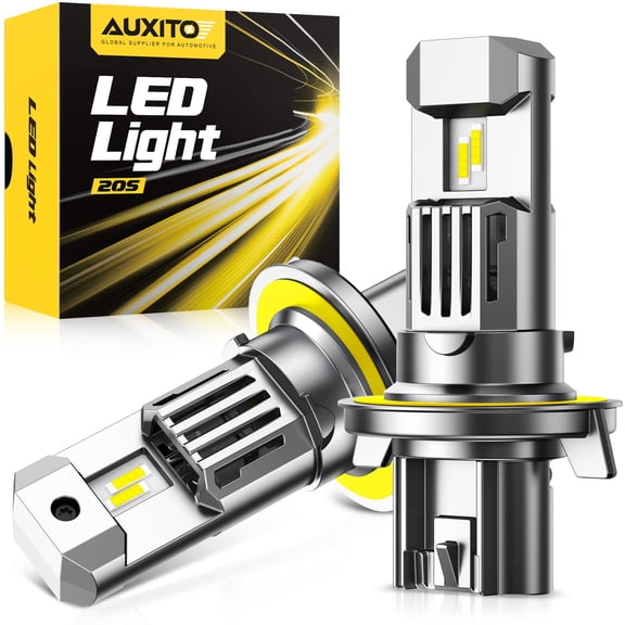 AUXITO 2026 Latest 9008 H13 LED Headlight Bulbs 900% Brighter 30000LM Per Set 6500K Cool White High Low Hi/Lo Dual Beam Headlight, Pack of 2