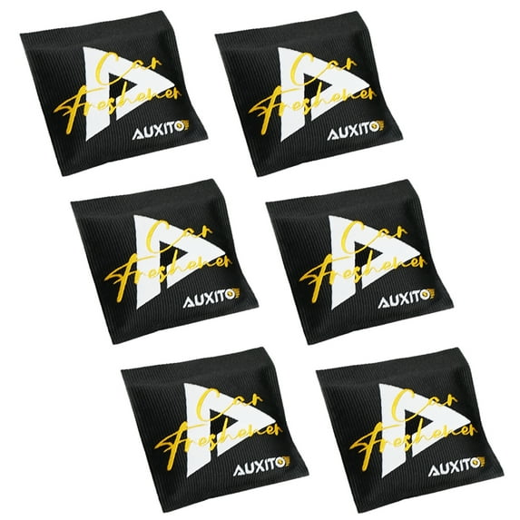 AUXITO Car Air Freshener Vent Clip - Sandalwood Bergamot Lemon Sachet Bags (6pc)