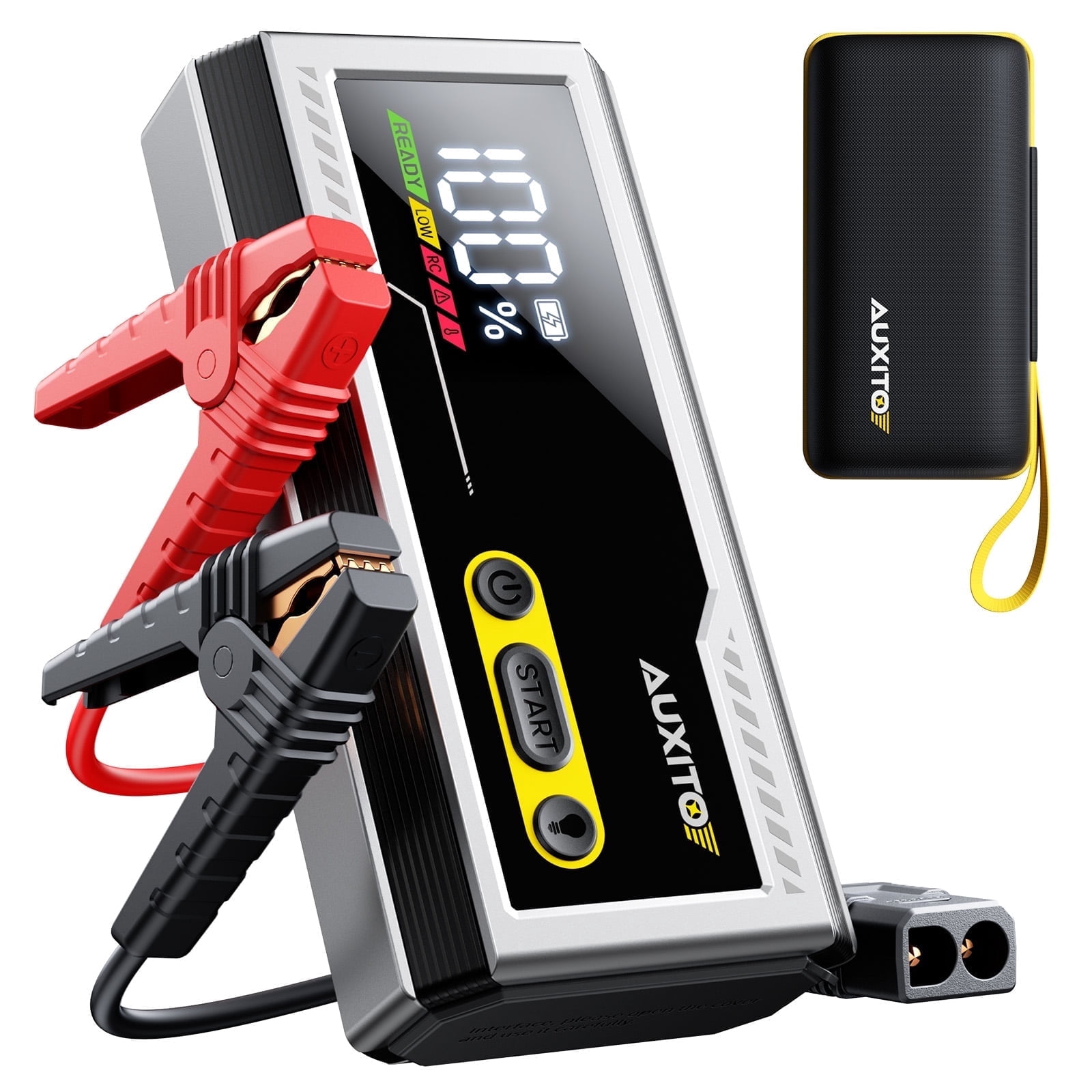 AUXITO Portable Jump Starter 6000A, 12V Battery Jump Box with Quick ...