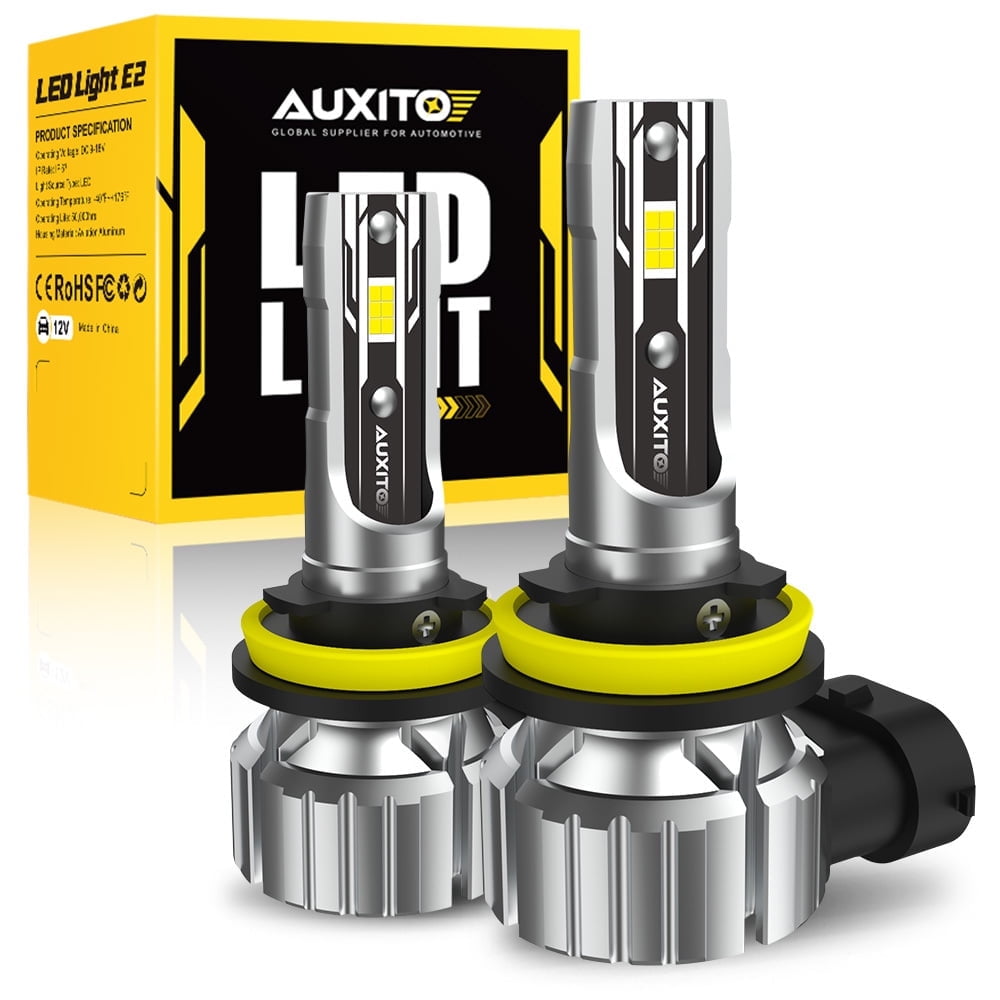 ❣️未使用❣️AUXITO H11 H8 H9 H16 LEDヘッドライト 車用 AUXITO H11 LED Headlight Bulbs, H8 H9 H16, 6000K, Plug and Play