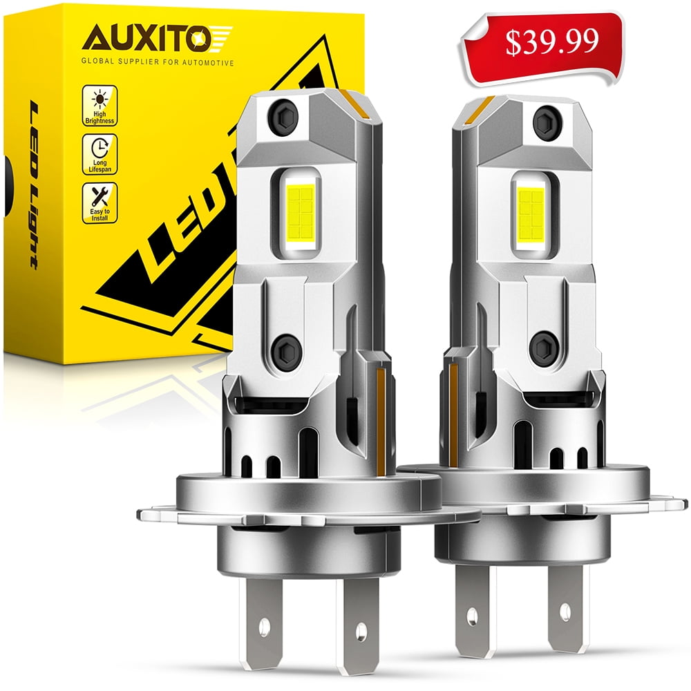 AUXITO H7 Led Headlight Bulb 50W 10000LM 6500K Cool White with