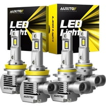 AUXITO Upgraded 9005 H11 LED Headlight Bulbs Combo 6000K White, 100W 20000LM Super Bight, Pack of 4