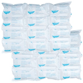AUZPFRUM Dry Ice Packs for Shipping Frozen Food & Perishables - 2 Sheets(12 Pack Large Ice Cells per Sheet) | Long-Lasting Cold Reusable Freezer Packs for Coolers, Lunch Bags & Insulated Boxes