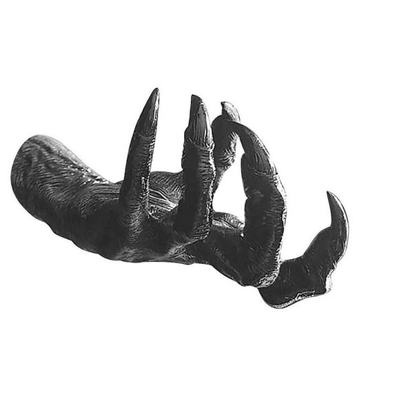 AUsagg Witch's Demon Hand Wall Hanging Statues Resin Retro Hanging Design A1P5 Sculpture For Room Decor Halloween L5K6